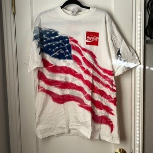 Vintage NWT 1996 Atlanta Olympics Flag Shirt SizeXL